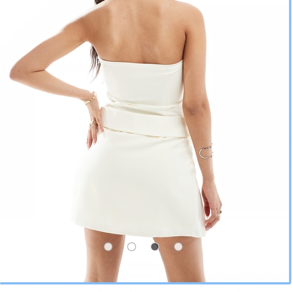 ASOS White Mini Dress - Picture 3 of 4